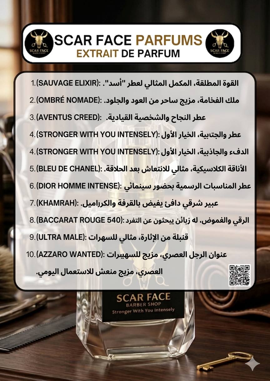 Parfums masculins SCARFACE